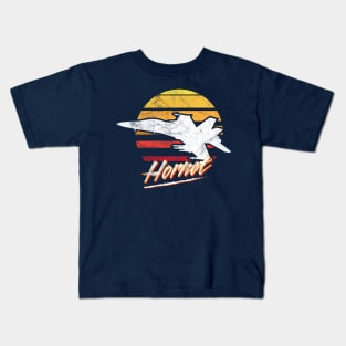 Retro F/A-18 Hornet Kids T-Shirt